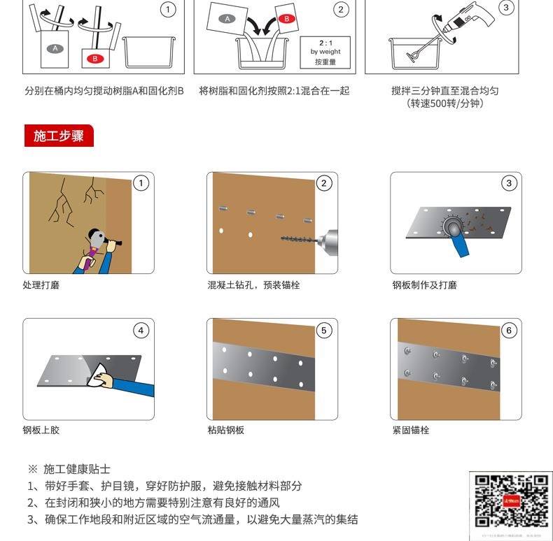 包钢甘德粘钢加固施工过程